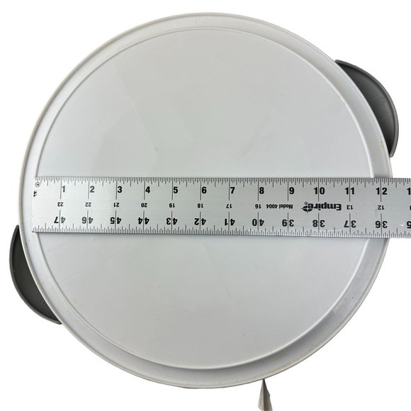 Sterilite Cake Server Cupcake Round Carrier w/ Lid Cover And Handle, Clear White - Picture 10 of 11